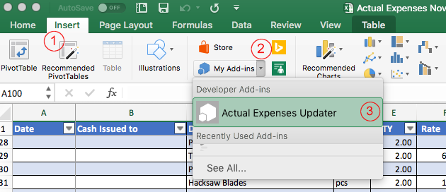 excel addins for excel for mac